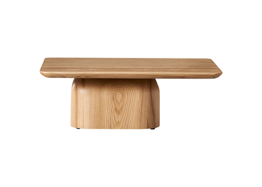 Pedestal Wood Coffee Table  ~  CH02-092501