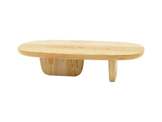 Sculptural Base Coffee Table  ~  CH02-092502